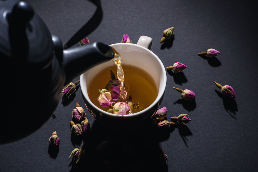 rose tea taste