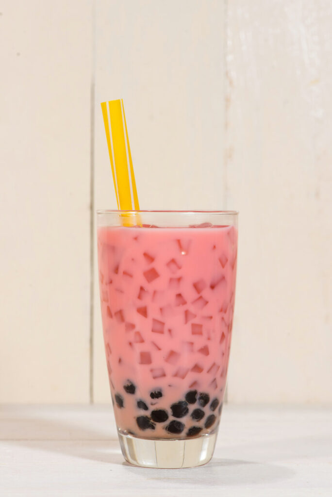 how to make strawberry milk tea