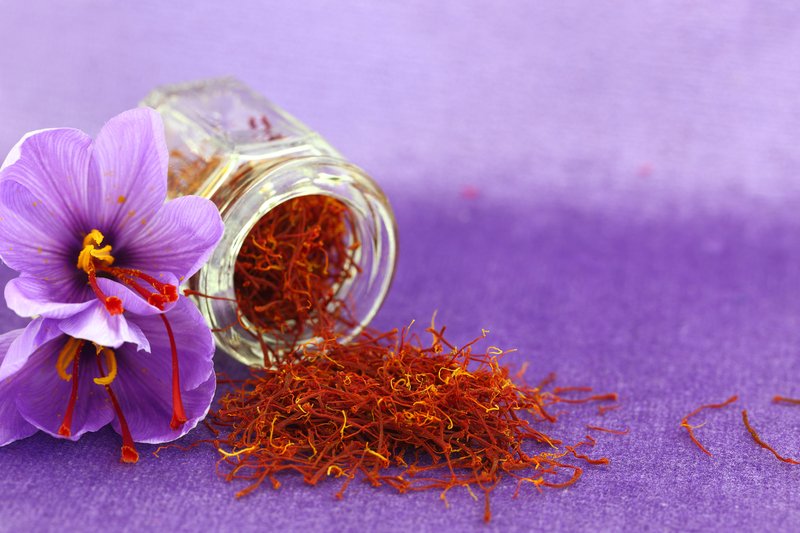 saffron flower and spice