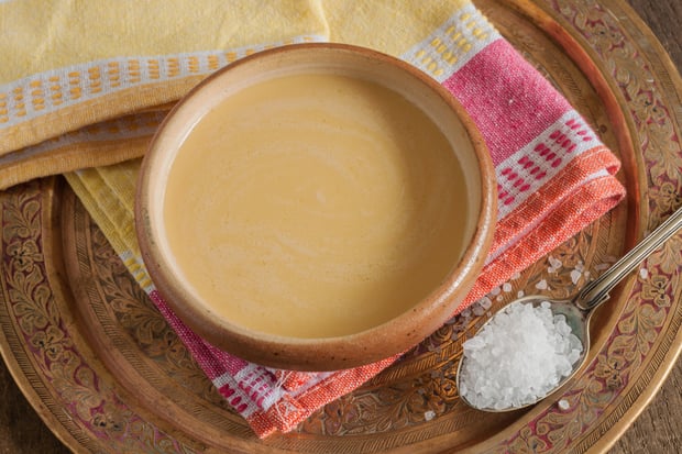 butter tea preparation